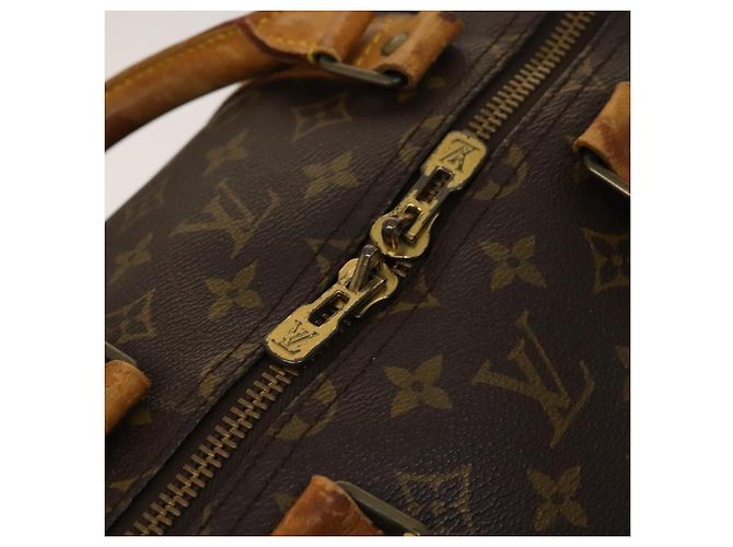 LOUIS VUITTON Monogram Keepall 55 Borsa Boston M41424 LV Auth 120688 Monogramma - vista 10