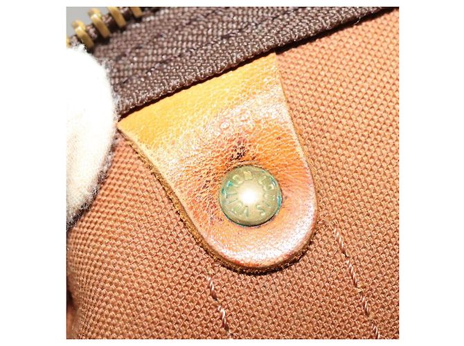 LOUIS VUITTON Monogram Keepall 55 Borsa Boston M41424 LV Auth 120688 Monogramma - vista 12