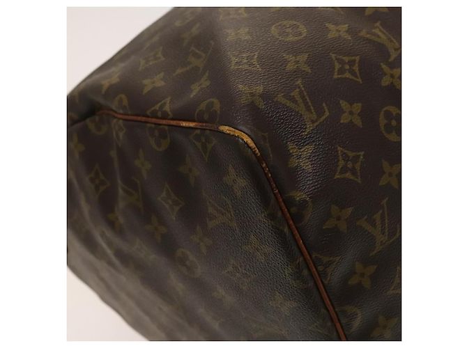 LOUIS VUITTON Monogram Keepall 55 Borsa Boston M41424 LV Auth 120688 Monogramma - vista 14