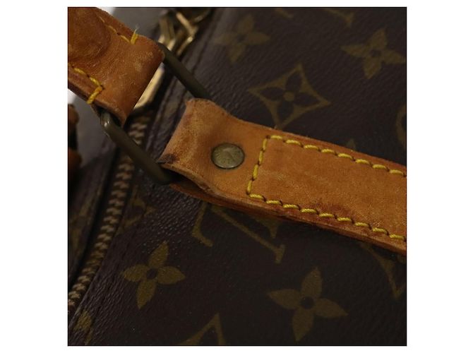 LOUIS VUITTON Monogram Keepall 55 Borsa Boston M41424 LV Auth 120688 Monogramma - vista 17