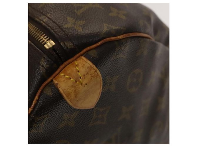 LOUIS VUITTON Monogram Keepall 55 Borsa Boston M41424 LV Auth 120688 Monogramma - vista 18