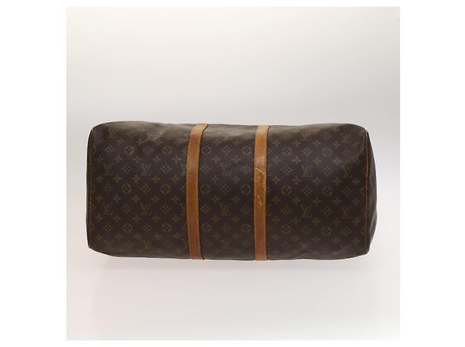 LOUIS VUITTON Monogram Keepall 55 Borsa Boston M41424 LV Auth 120688 Monogramma - vista 5