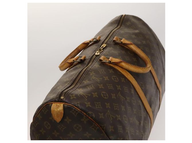 LOUIS VUITTON Monogram Keepall 55 Borsa Boston M41424 LV Auth 120688 Monogramma - vista 6