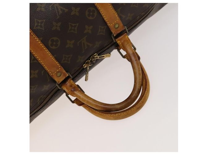 LOUIS VUITTON Monogram Keepall 55 Borsa Boston M41424 LV Auth 120688 Monogramma - vista 7