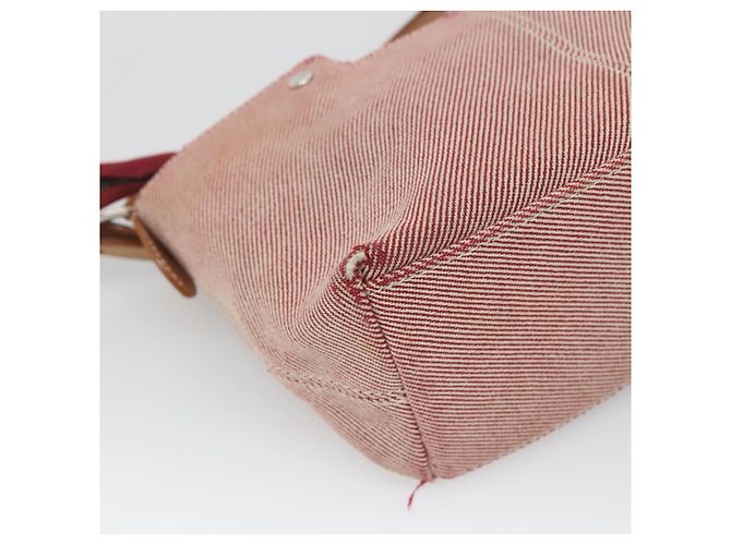 Borsa a spalla Burberry Nova Check Blue Label in tela rossa e argento autentica ti3084 Rosso - vista 16