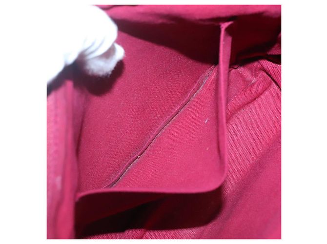 Borsa a spalla Burberry Nova Check Blue Label in tela rossa e argento autentica ti3084 Rosso - vista 20