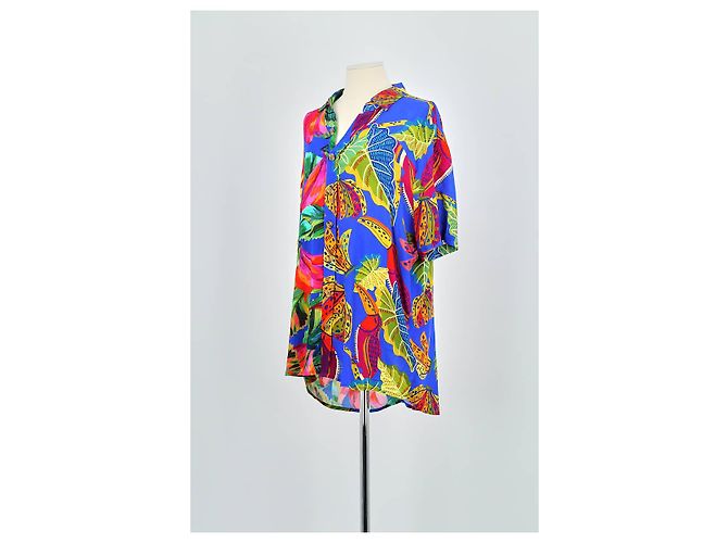 Farm Rio Camisa azul - vista 4