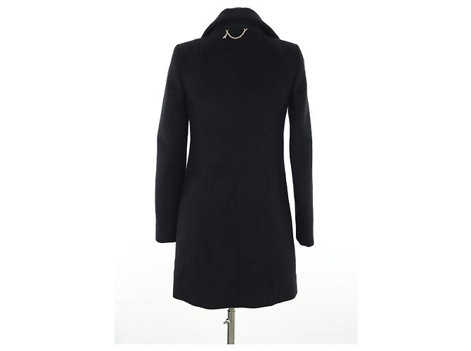 Patrizia Pepe black wool coat - view 4