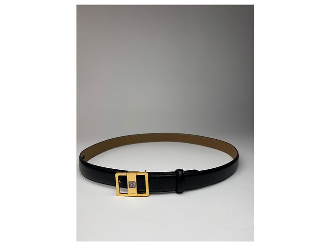Cinturón de cuero vintage Givenchy negro - vista 6