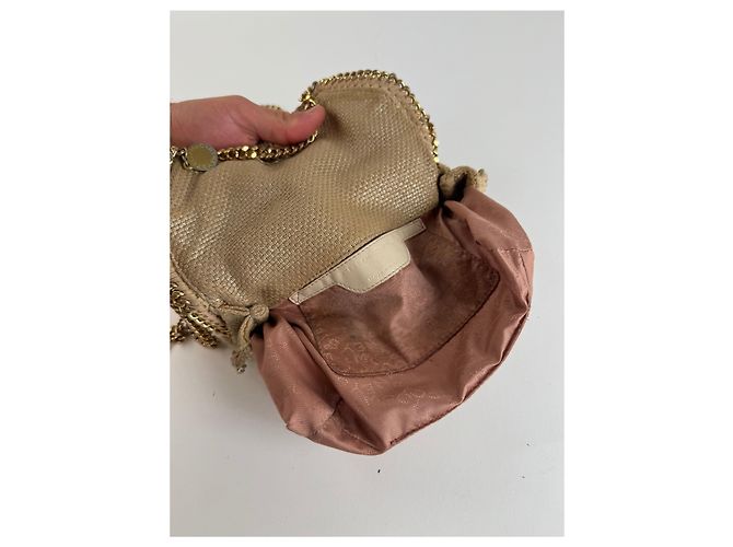 Stella Mc Cartney Borsa Falabella beige di Stella McCartney D'oro - vista 13