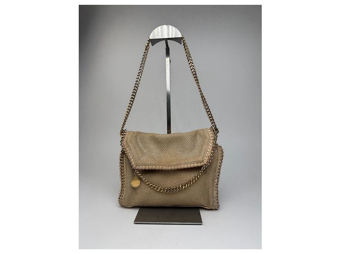 Stella Mc Cartney Borsa Falabella beige di Stella McCartney D'oro - vista 14