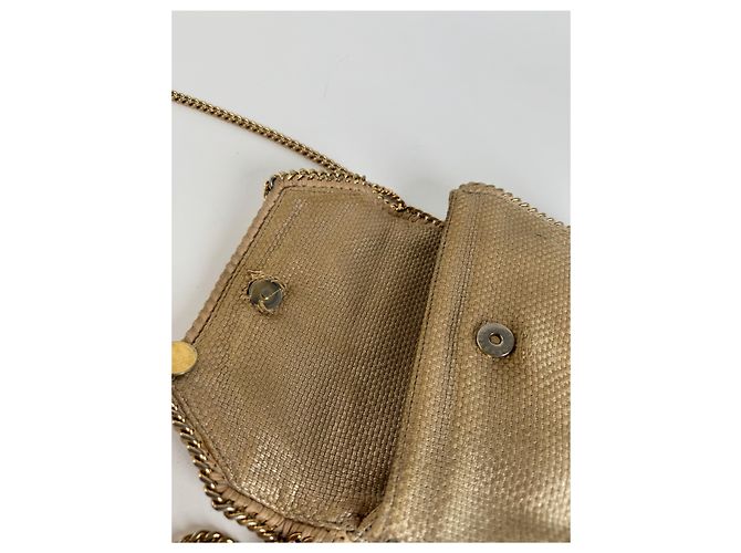 Stella Mc Cartney Borsa Falabella beige di Stella McCartney D'oro - vista 4