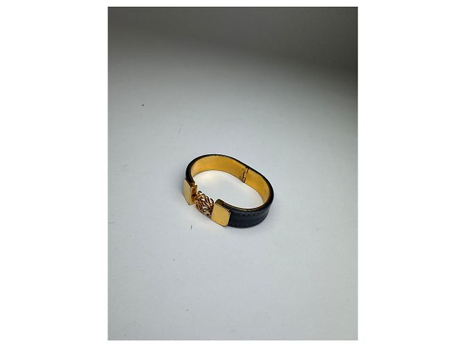 Bracciale Vintage Loewe Anagramma Oro Blu D'oro - vista 3