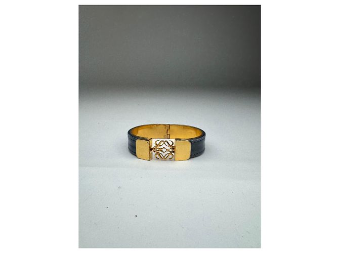 Bracciale Vintage Loewe Anagramma Oro Blu D'oro - vista 5
