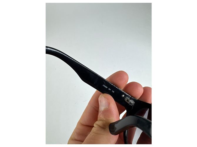 Occhiali da sole vintage Jil Sander neri Nero - vista 12