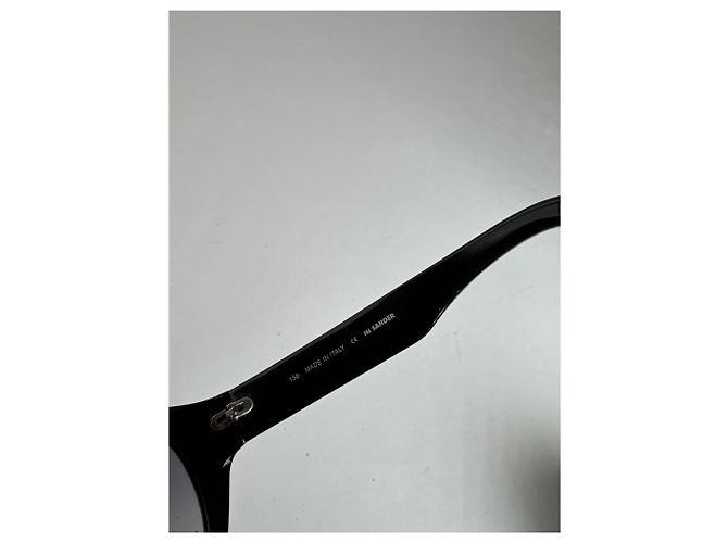 Occhiali da sole vintage Jil Sander neri Nero - vista 13
