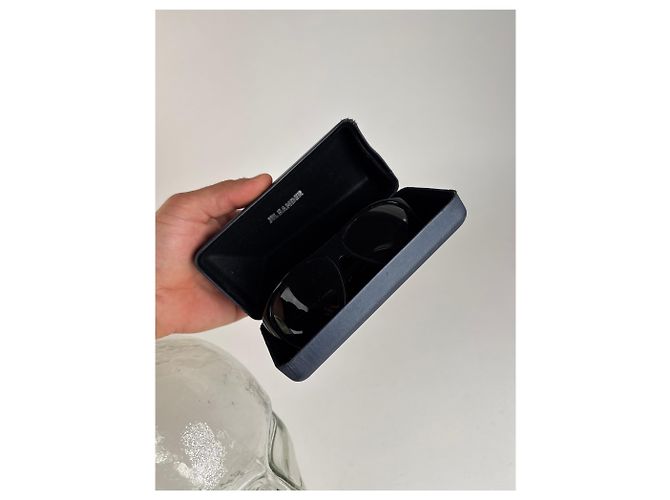 Occhiali da sole vintage Jil Sander neri Nero - vista 5