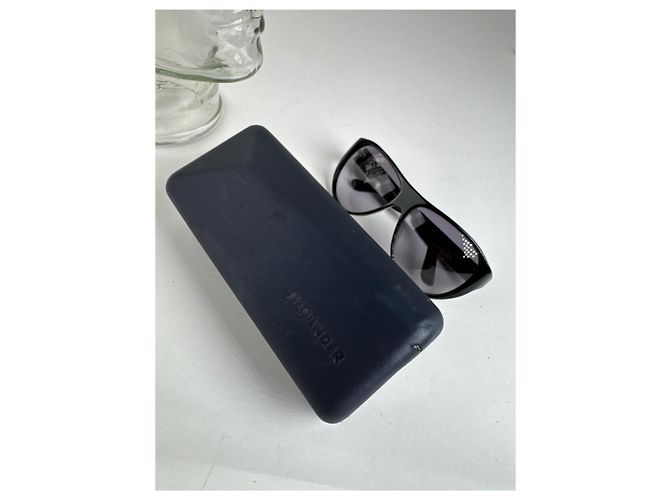 Occhiali da sole vintage Jil Sander neri Nero - vista 6