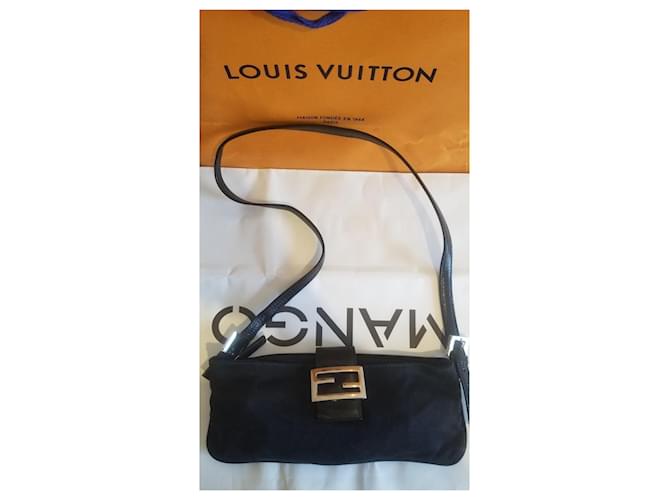 Borsa Fendi Baguette Nera Nero - vista 2