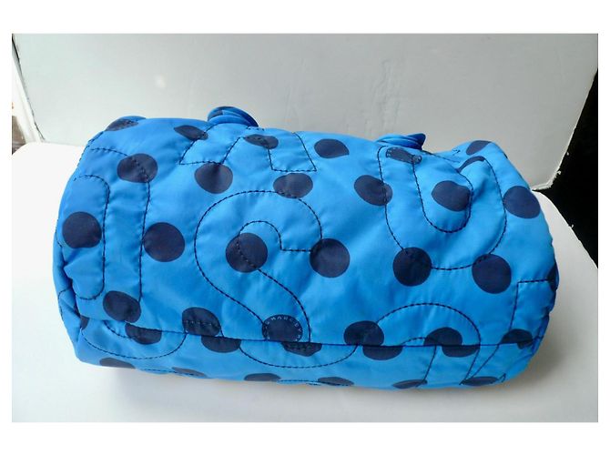 MARC BY MARC JACOBS borsa a sacco blu e nera in ottime condizioni - vista 4