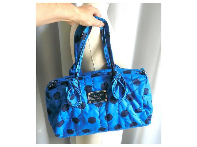 MARC BY MARC JACOBS borsa a sacco blu e nera in ottime condizioni - vista 5