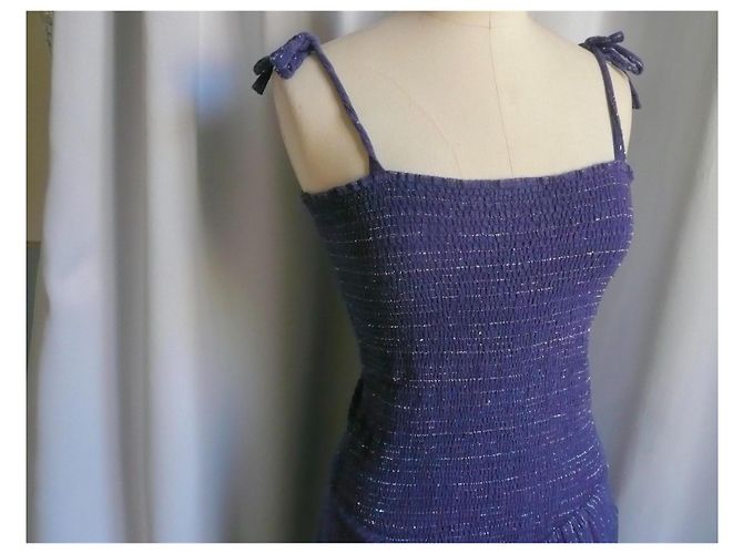 ISABEL MARANT ETOILE Trägerkleid Smoke T36 Violett - Ansicht 3