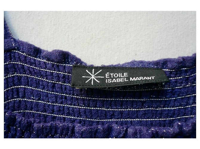 ISABEL MARANT ETOILE Trägerkleid Smoke T36 Violett - Ansicht 7