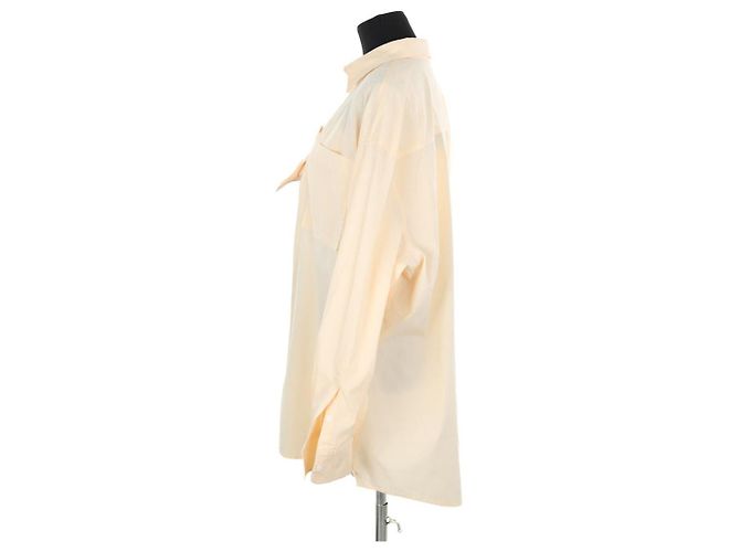 Autre Marque Camisa de algodón naranja - vista 4