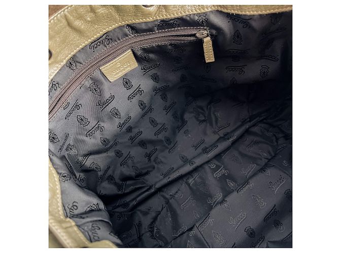 Gucci Borsa a tracolla in suede Tribeca beige - vista 8
