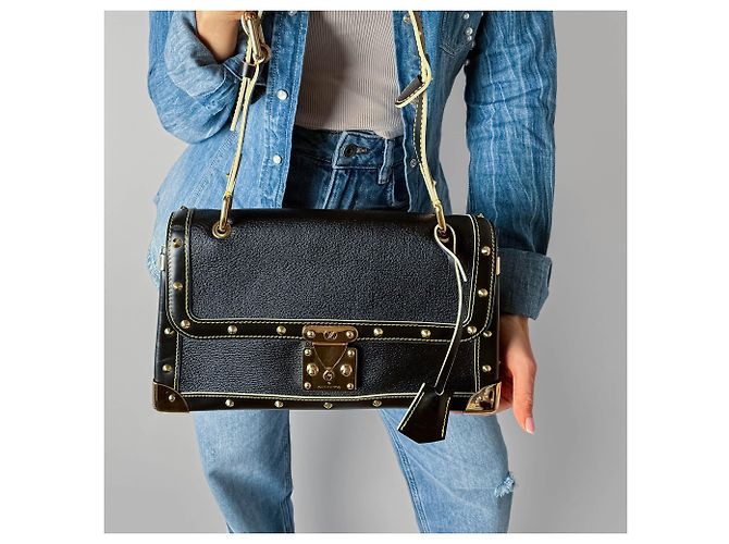 Louis Vuitton Borsa a spalla in pelle Suhali nera Nero - vista 3