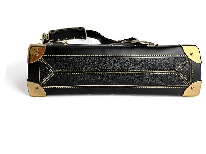 Louis Vuitton Borsa a spalla in pelle Suhali nera Nero - vista 4