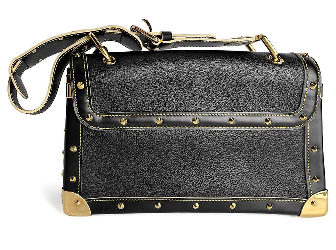 Louis Vuitton Borsa a spalla in pelle Suhali nera Nero - vista 5
