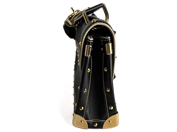 Louis Vuitton Borsa a spalla in pelle Suhali nera Nero - vista 6