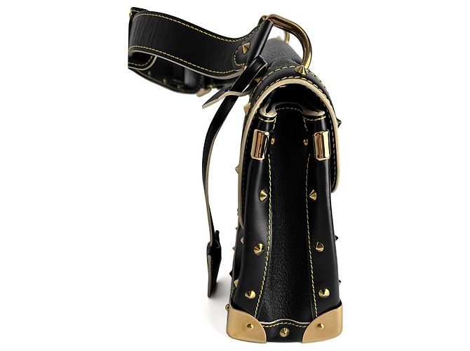 Louis Vuitton Borsa a spalla in pelle Suhali nera Nero - vista 7