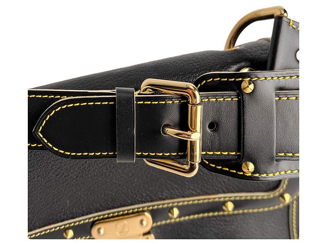 Louis Vuitton Borsa a spalla in pelle Suhali nera Nero - vista 9