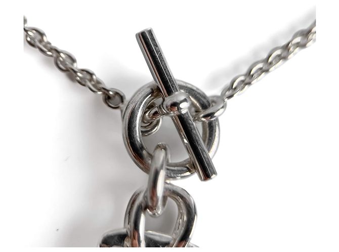 Hermès Collier en argent Amulettes Kelly - vue 5