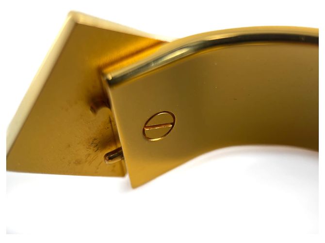 Clic H Hermès Bracciale Clic Clack in metallo placcato oro smaltato 6 Cavallo e Imbracatura bicolore Multicolore - vista 11