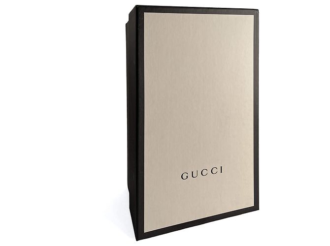 Gucci Baskets en cuir rayées brodées de fleurs Ace 40 Noir - vue 8
