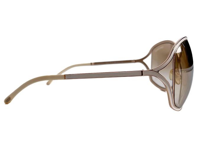 Tom Ford Rickie Acetato MA Oversized Bianco - Ansicht 5