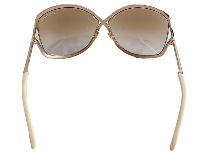 Tom Ford Rickie Acetato MA Oversized Bianco - Ansicht 6
