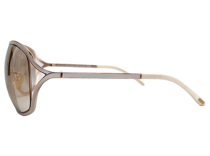 Tom Ford Rickie Acetato MA Oversized Bianco - Ansicht 7