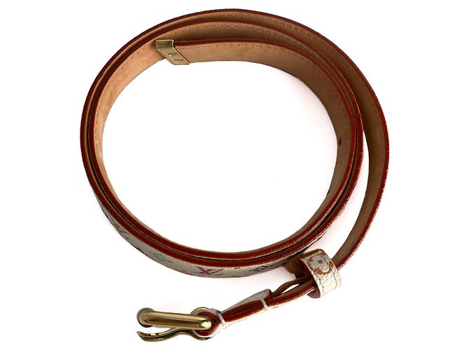 Louis Vuitton Thin Belt Murakami Canvas 80/32 Multicolor Multiple colors - view 3
