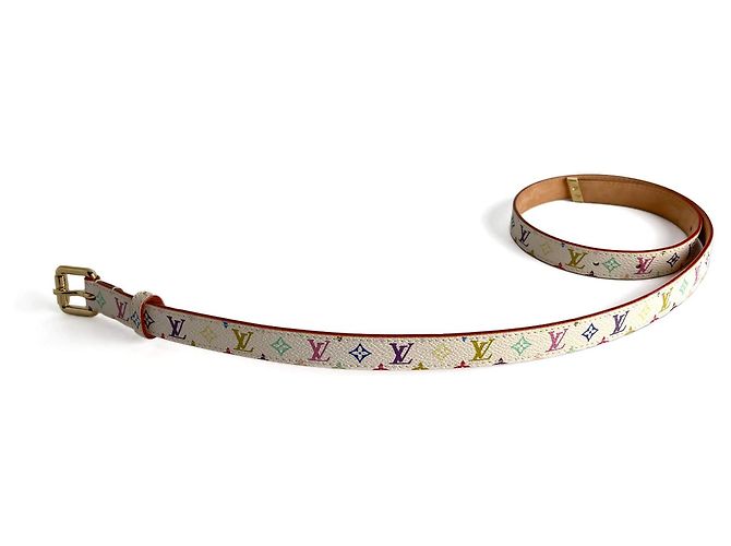 Louis Vuitton Thin Belt Murakami Canvas 80/32 Multicolor Multiple colors - view 4