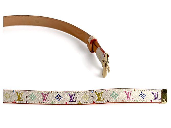 Louis Vuitton Thin Belt Murakami Canvas 80/32 Multicolor Multiple colors - view 5