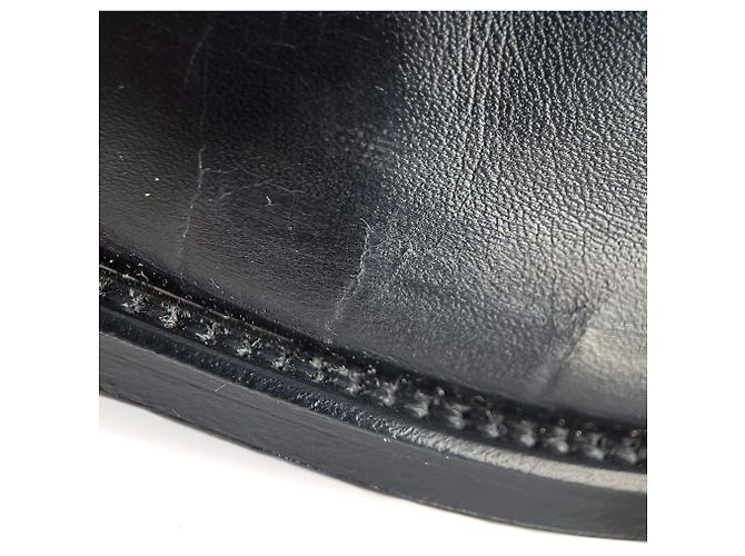 Hermès Kelly Box Calf Leather Jumping Boots 39 Black - view 11