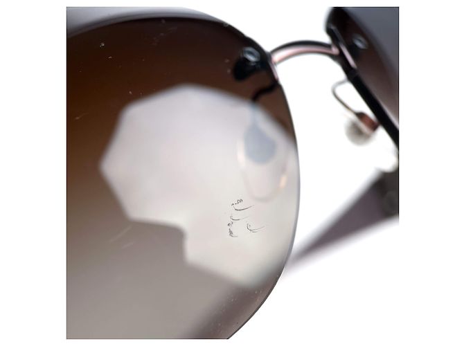 Chanel Gafas de sol de acetato Camelia Shield moradas Púrpura - vista 12