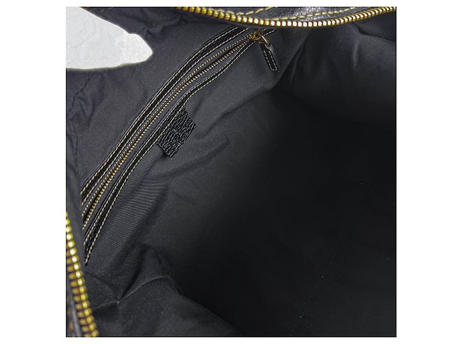 Borsa a mano Ophidia Boston Small Aviatrix Guccissima in tela nera Nero - vista 10