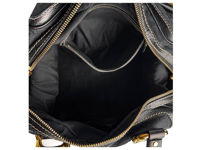 Borsa a mano Ophidia Boston Small Aviatrix Guccissima in tela nera Nero - vista 11