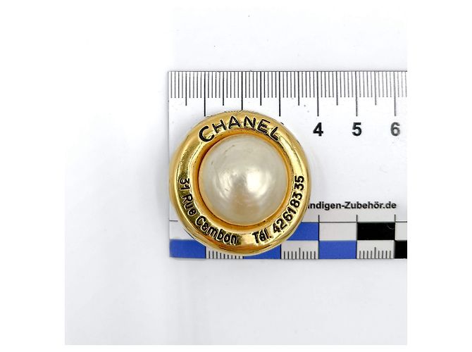 Chanel Orecchini in metallo e perle finte 31 Rue Cambon - vista 11