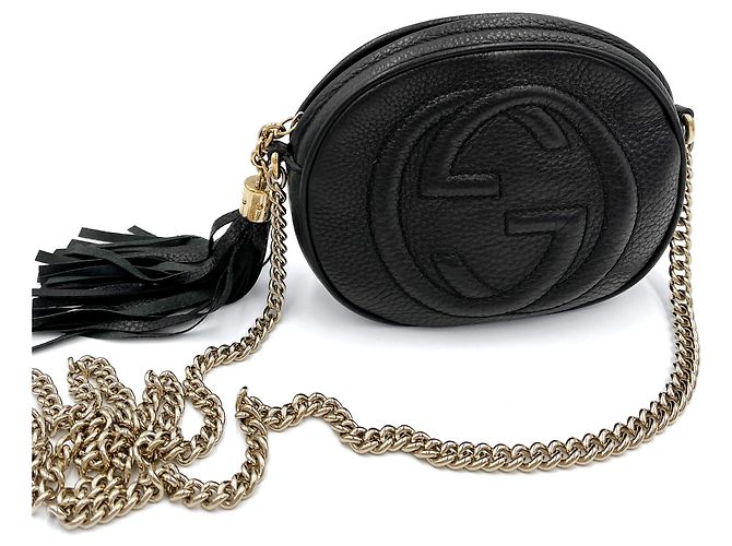Gucci Cámara de Cuero Disco Soho Bandolera Negra Negro - vista 5
